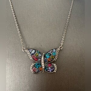 NWT Brighton Butterfly Reversible Pendant